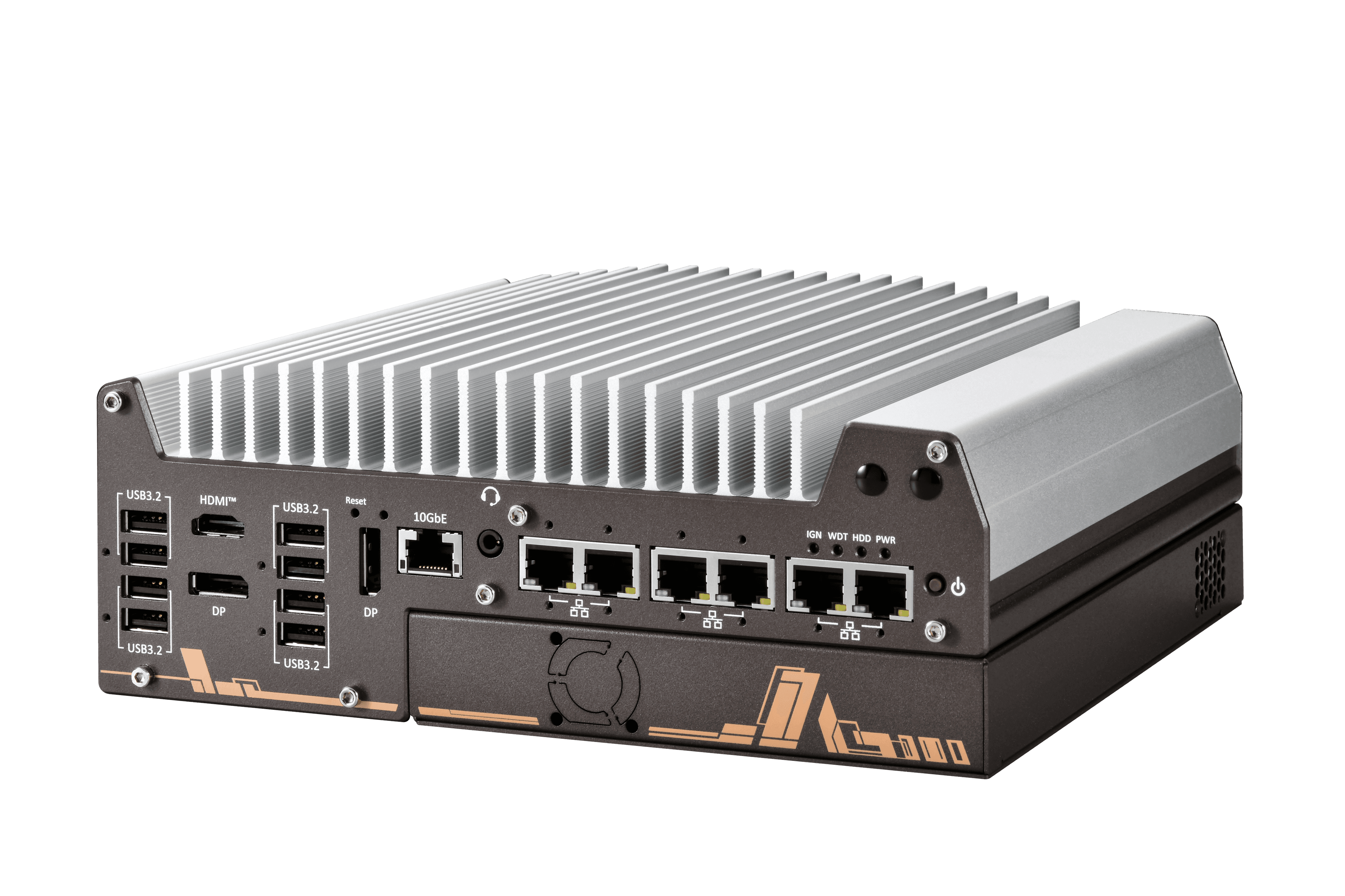 Intel® Core™ Ultra 200S Series Fanless Embedded Computer with 2.5GbE/ GbE, USB 3.2, 8-CH DIO, optional 10GbE and Expansion Cassette & MezIO® Interface