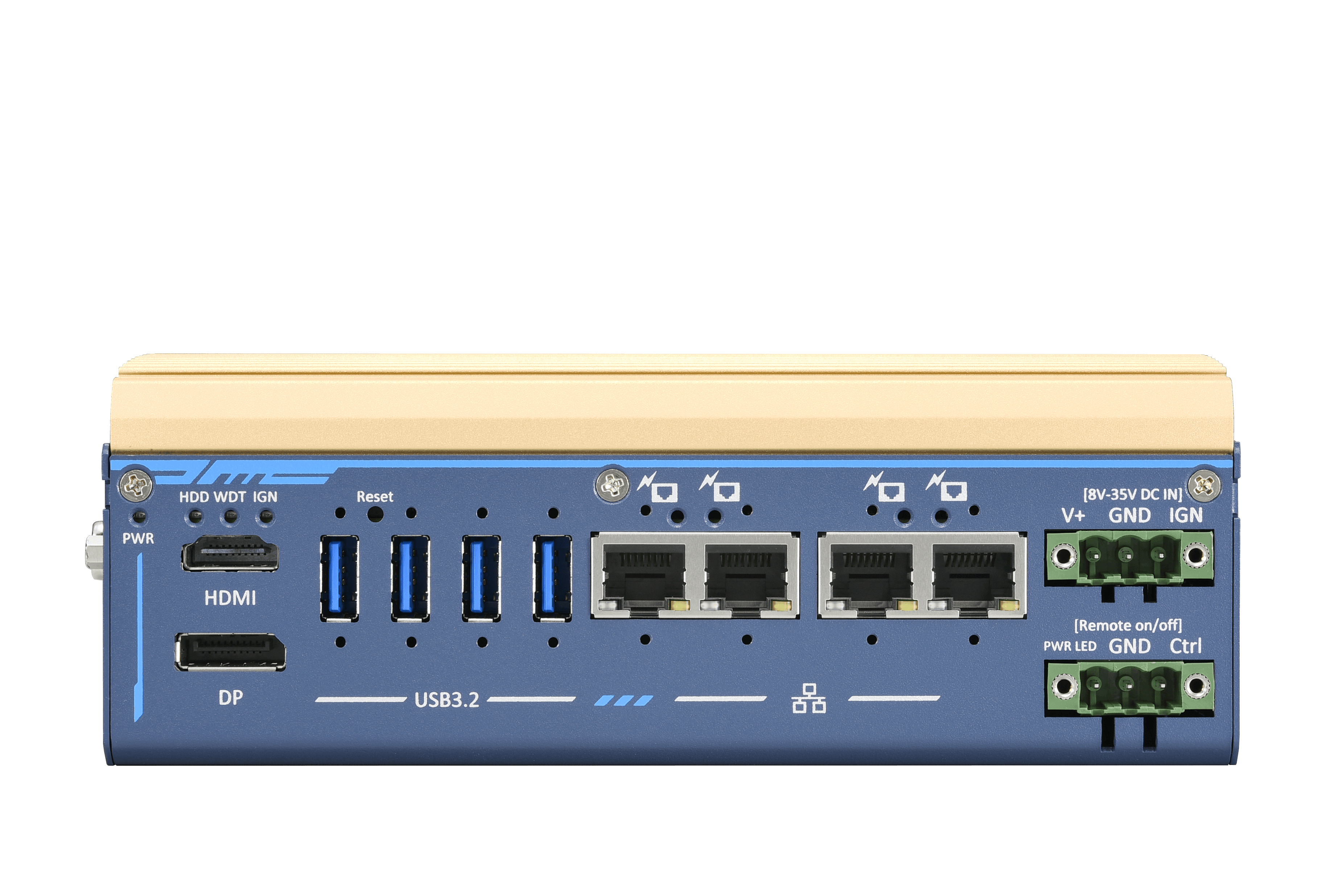 Intel® Core™ i3-N305/ Atom® x7425E Ultra-compact Embedded Computer with 4x PoE+, USB 3.2, and MezIO® Interface