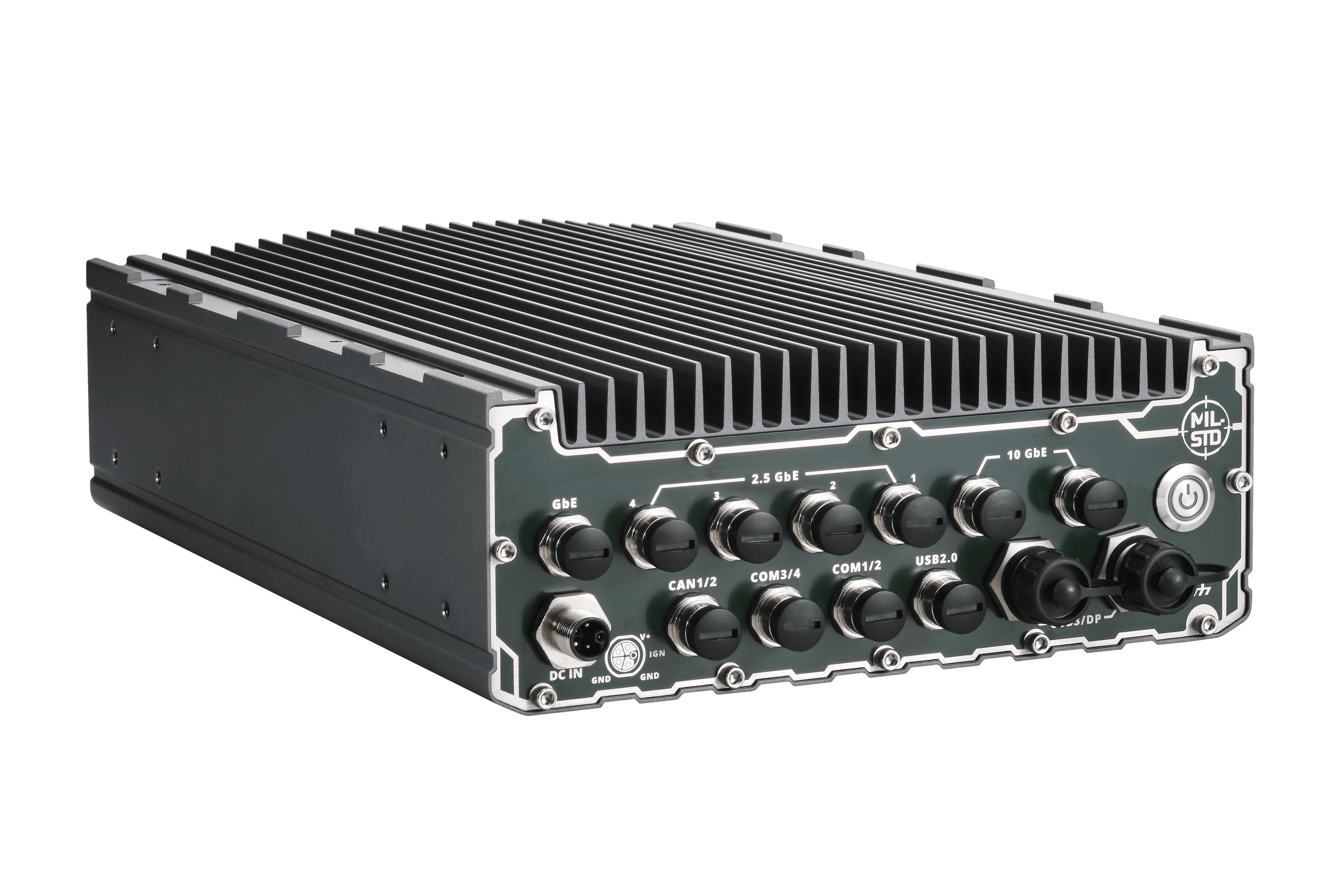 2U 19"/2 rack mount IP69K mission-critical computer supporting Intel® 14th/ 13th/ 12th-Gen Core™ processor