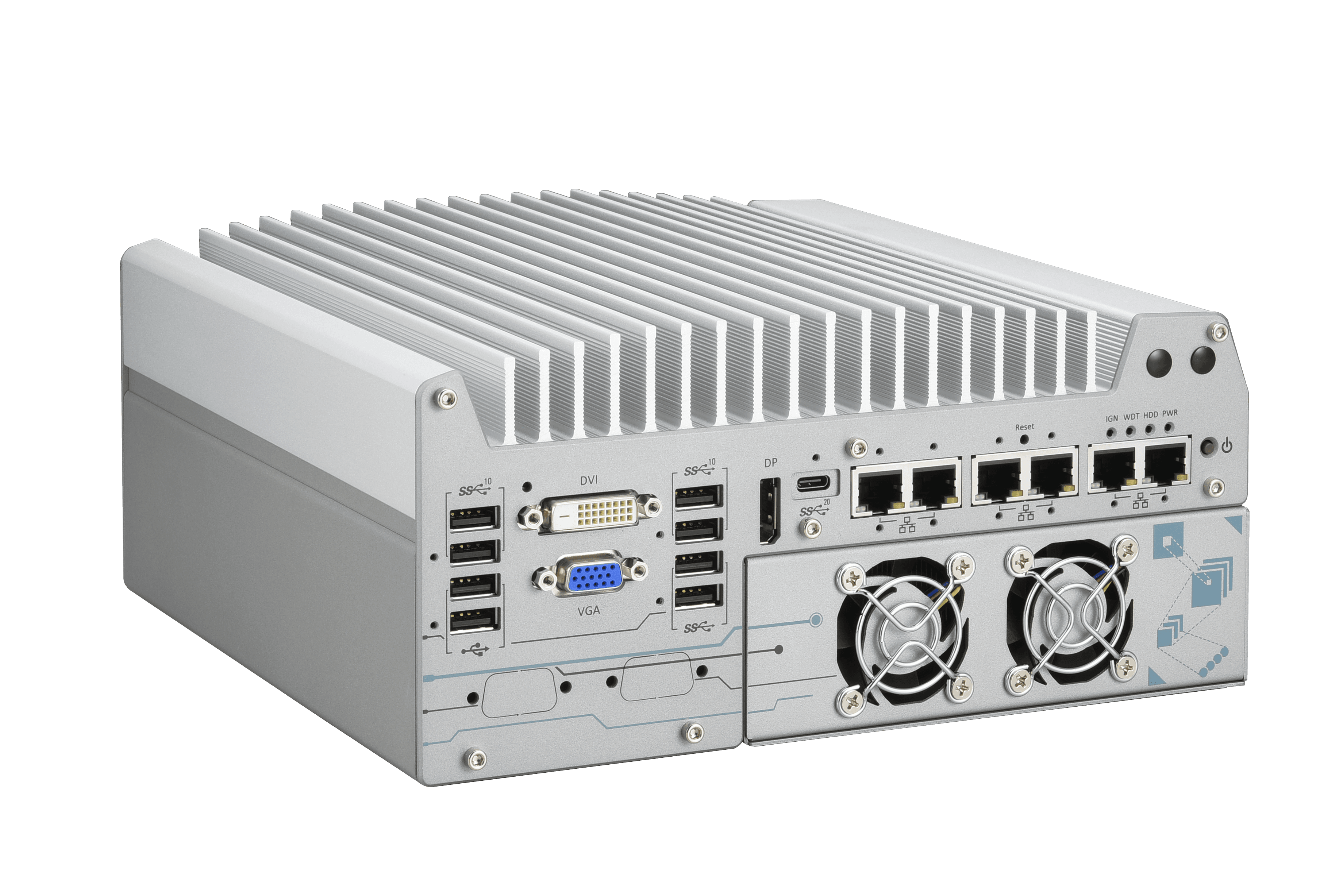 Ruggedized AI Inference Platform supporting 150W NVIDIA® RTX GPU and Intel® Core™ processor (Series 2) /14th/13th/12th-Gen
