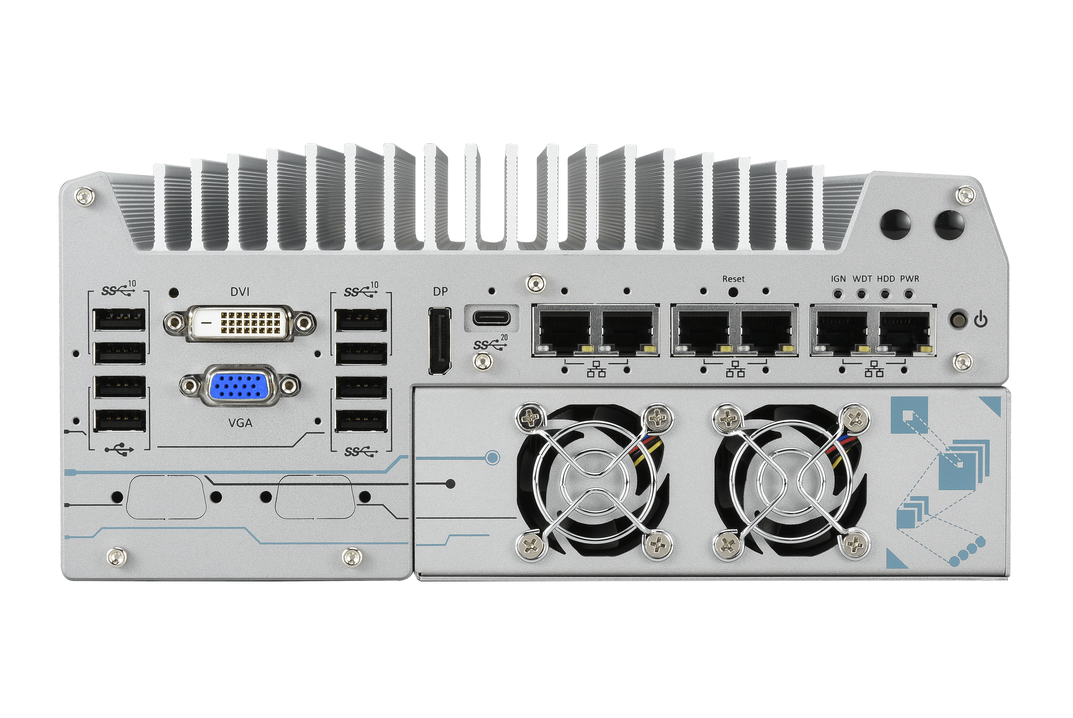Ruggedized AI Inference Platform supporting 150W NVIDIA® RTX GPU and Intel® Core™ processor (Series 2) /14th/13th/12th-Gen