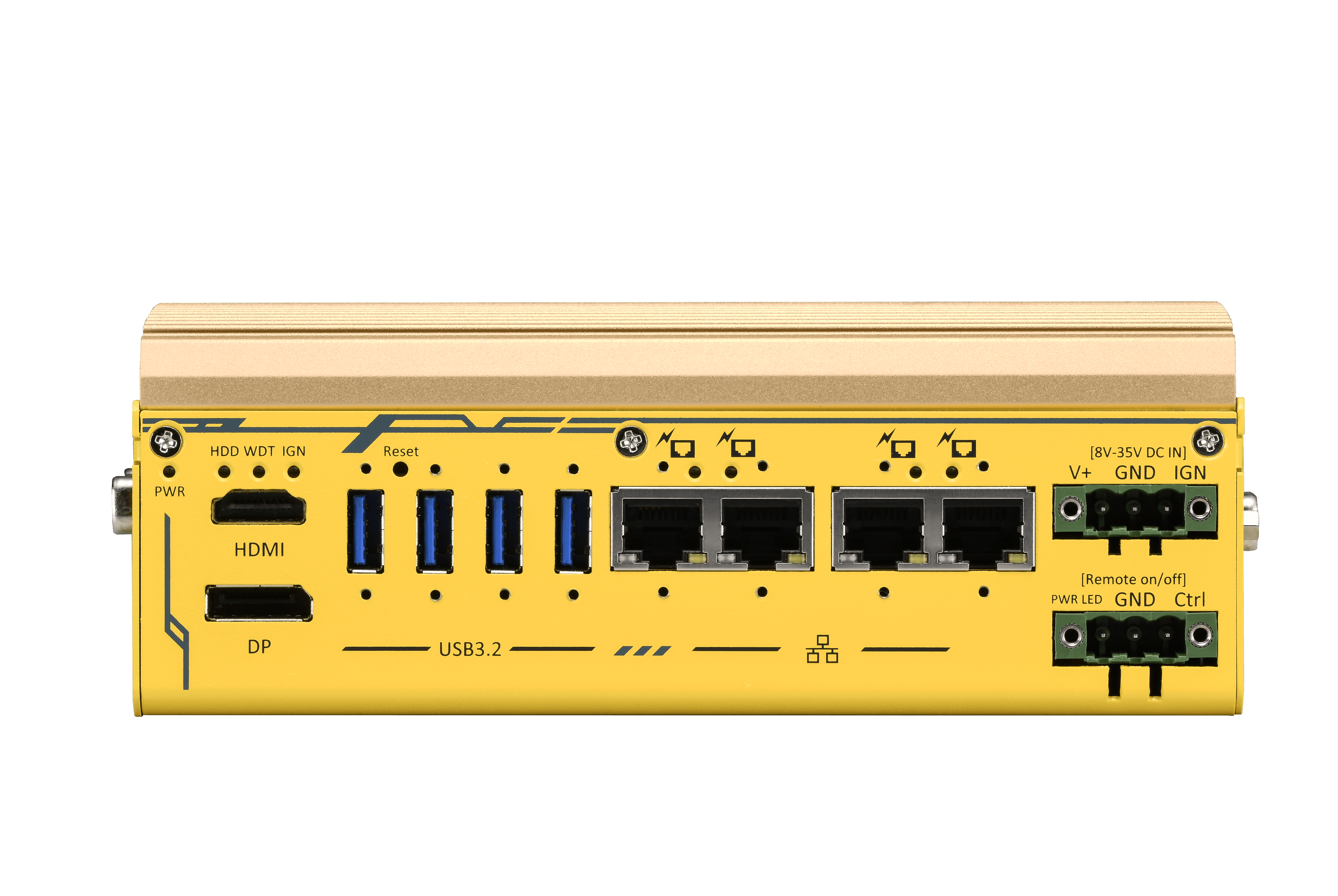 Intel® Core™ i3-N305 Ultra-compact In-Vehicle Computer with 4x PoE+, HDMI, SocketCAN, and mPCIe for WiFi/ 4G/ 5G Modules