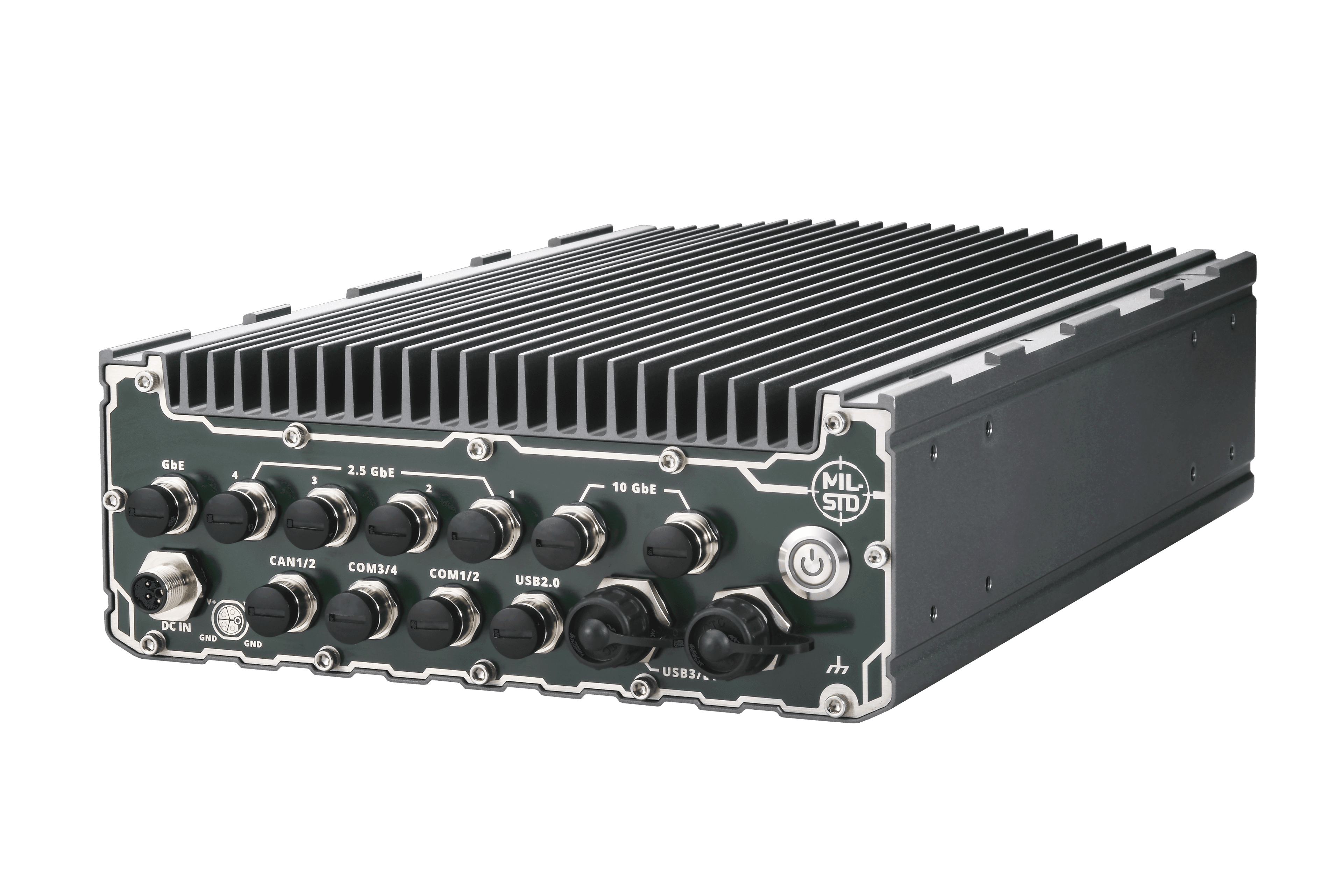 2U 19"/2 rack mount IP69K mission-critical computer supporting Intel® 14th/ 13th/ 12th-Gen Core™ processor