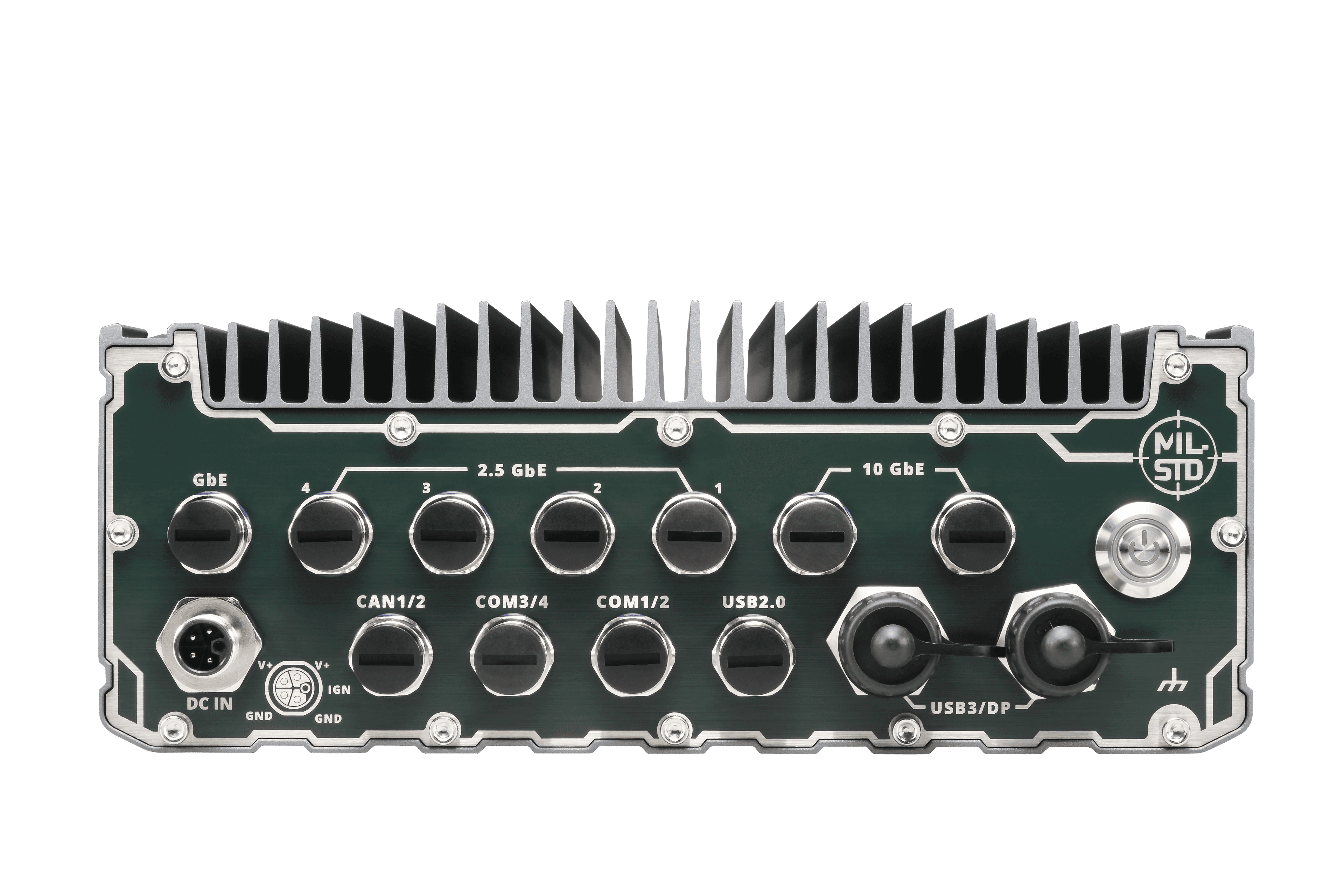 2U 19"/2 rack mount IP69K mission-critical computer supporting Intel® 14th/ 13th/ 12th-Gen Core™ processor
