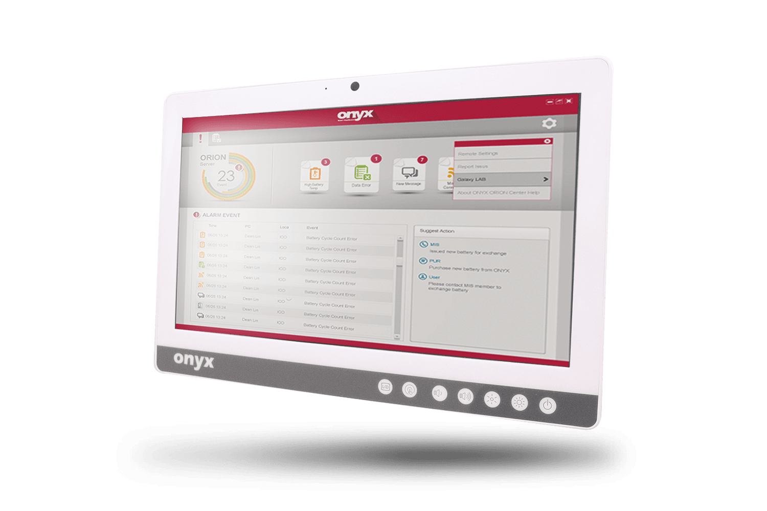 15.6" Intel i7/i5/i3 Medical Panel PC With Dual Battery